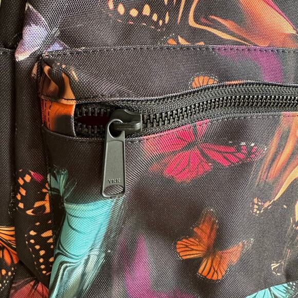 Hershel Supply Co. Nova Mid Volume Backpack Black Multicolored Butterflies - Picture 5 of 11